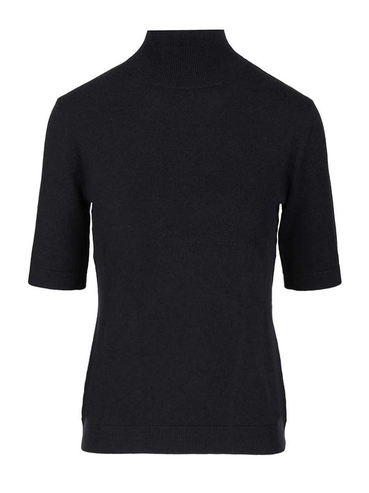 Wool Turtleneck Sweater Knitwear Blu