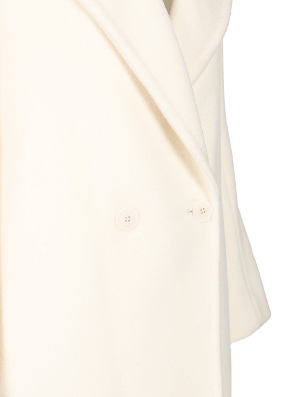 Max Mara Studio Double-Breasted Coat Coats - Bianco | cefb0eae12b060024044058bd1ff8969cac3651f