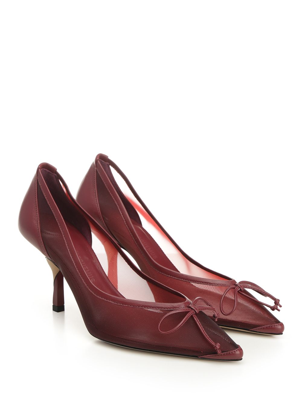 Jacquemus Décolleté Tourni Decollete - Bordeaux | f6b0c7378c882a1261368a6b03c59d2fbd59bed5