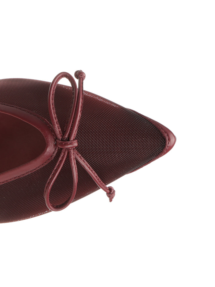 Jacquemus Décolleté Tourni Decollete - Bordeaux | 481a95db2ca3598b6d9cf36a4b7fef2ff516b410