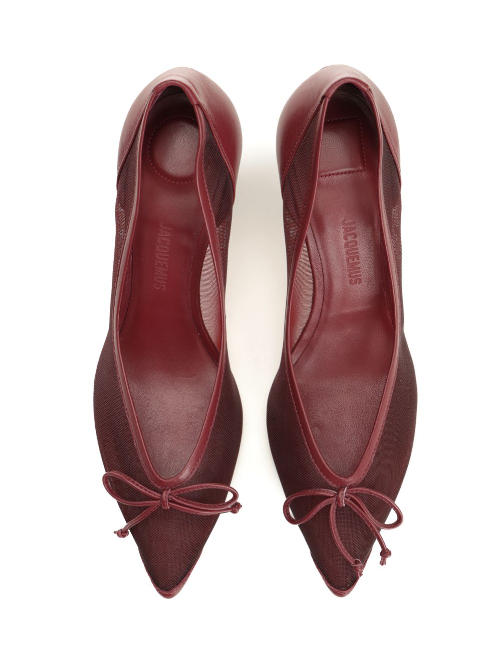 Jacquemus Décolleté Tourni Decollete - Bordeaux | d0ce76a975780b49851cd67336be1fa3dd224bc8