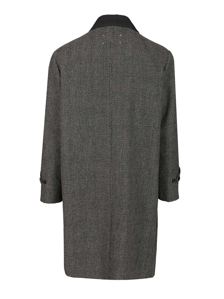 Maison Margiela Wool Coat Coats - Grey | c83c00c79eab2b5bf0ffd0c7ac190618df30f591
