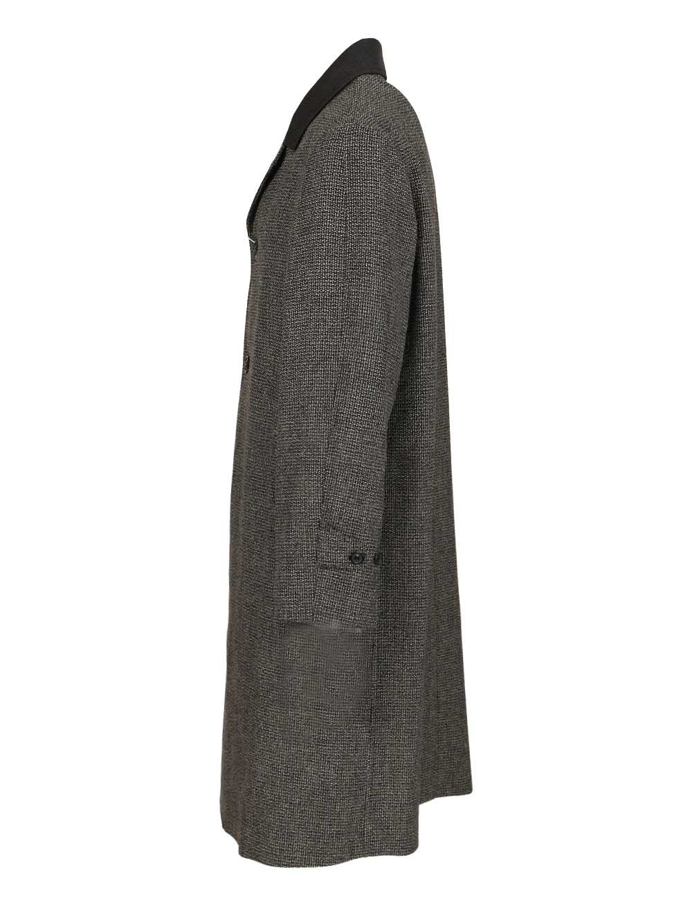 Maison Margiela Wool Coat Coats - Grey | 5159247a3dc2ddcae607726a1d3bc47ea296ef26