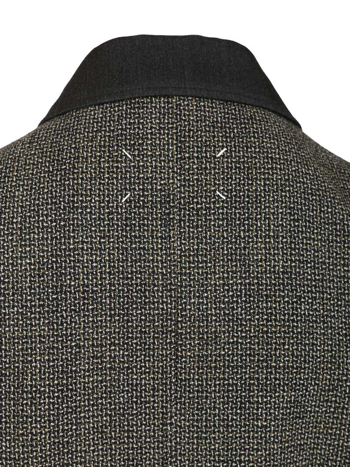 Maison Margiela Wool Coat Coats - Grey | 5c9cbed4e956309a5a34b5d48353dc7146083f6f