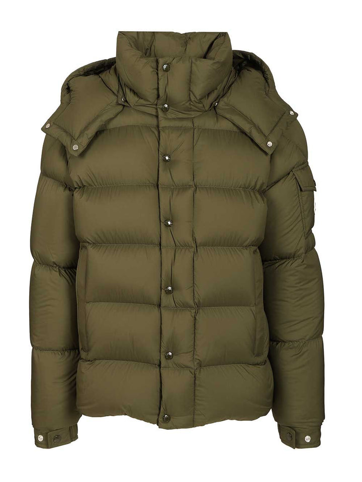 Moncler Moncler Maya 70 Short Down Jacket Coats - Verde | 75d2066f0a9f053ad85c017bba21c66e4185f940