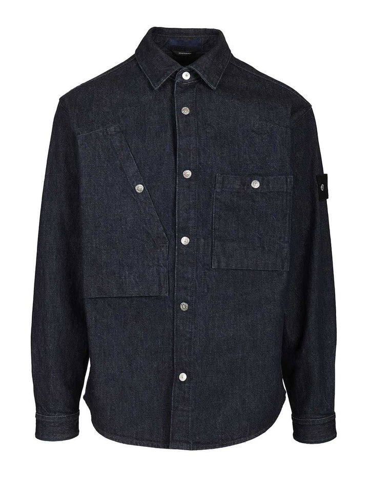 Stone Island Denim Shirt Giacche - Blu | 7e36e557893986c31215b0d025c417da03bcc740