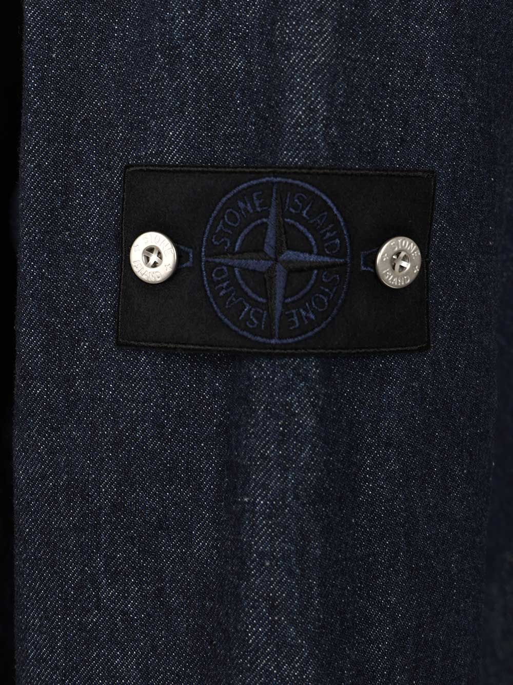 Stone Island Denim Shirt Giacche - Blu | 573dbdd5137921bfd5c630273b58f2543a2cc158