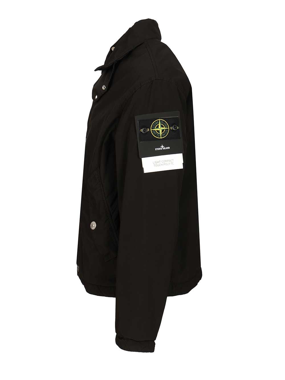 Stone Island Coach Jacket With Hood Giacche - Nero | 4ab10834fbc0a0b0fcf687cf10ece7d7b09d7c9b