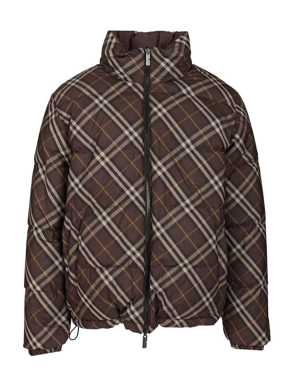 Burberry Snowdon Check Coats - Marrone | 3dcdab0f476b8d138a7636f7f3ddf305c1d05a1f