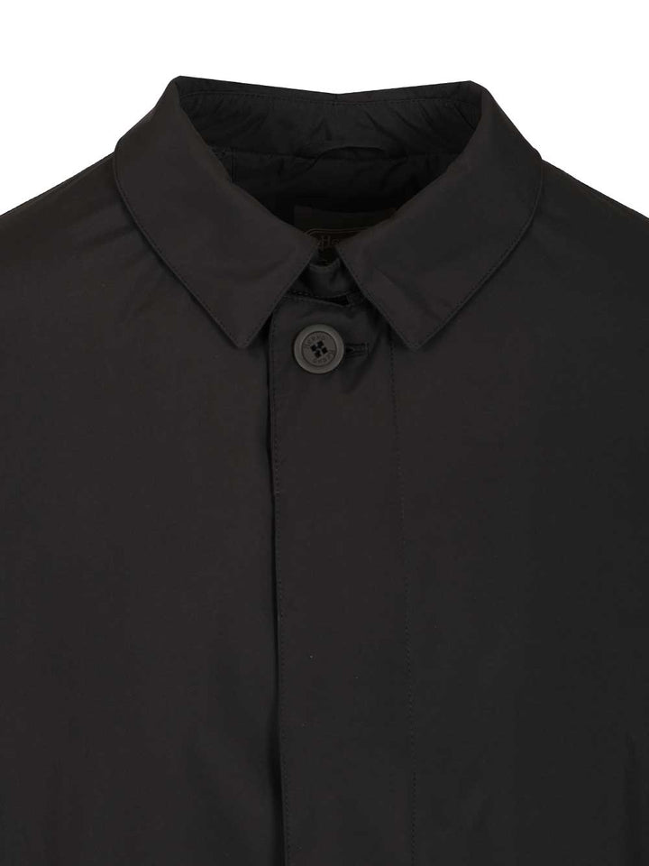 Herno Prometeo Padded Nylon Trench Coat Coats - Nero | 378a0eac98137700409f389cdb15b5986e304524