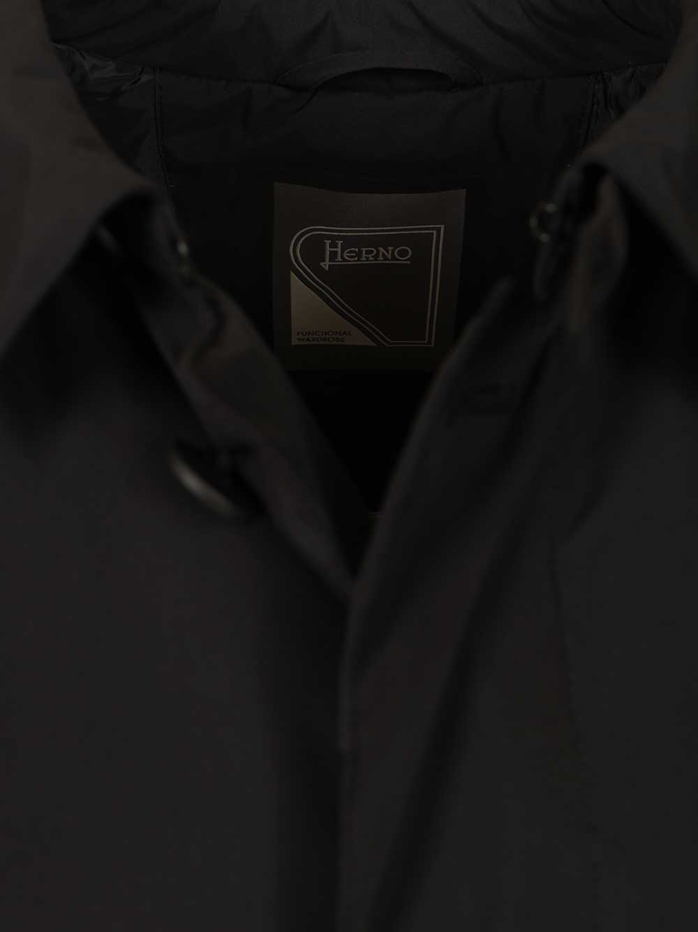 Herno Prometeo Padded Nylon Trench Coat Coats - Nero | d58d0117bbd72461a042adb09164e9e1d3731ce3