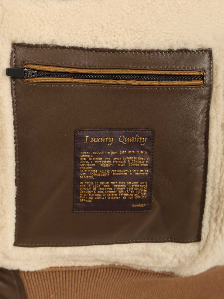 Moorer Fiano Coats - Marrone | b82385902e03b52e228a5fcc18a4773791719eaa