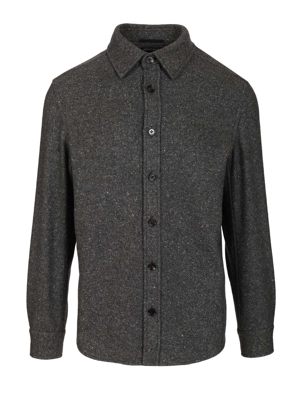 Ermenegildo Zegna Cashmere And Silk Overshirt Giacche - Grey | 4d8a3ebed0472794516dae9fc7dbe3d0d4aaa273