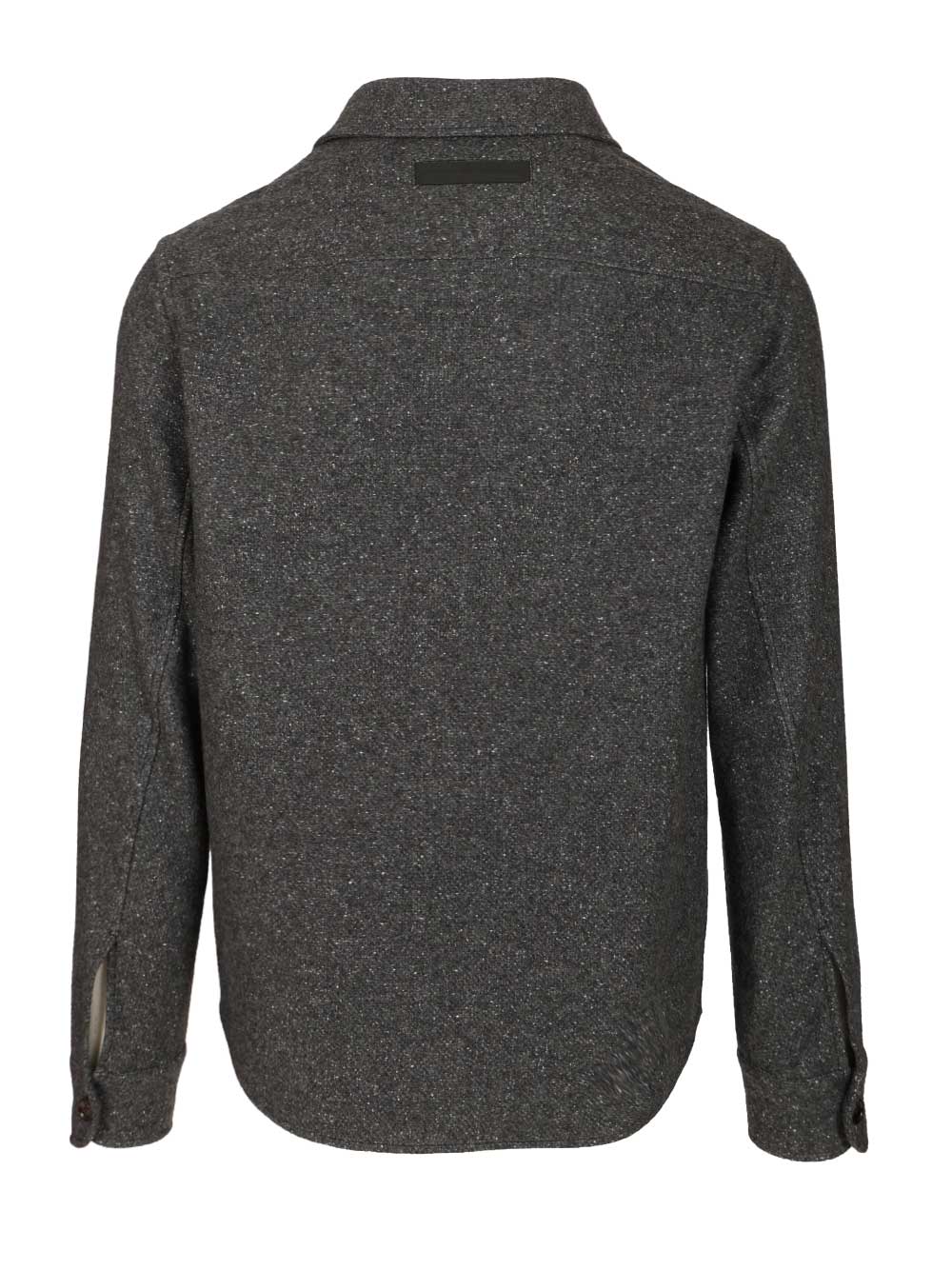Ermenegildo Zegna Cashmere And Silk Overshirt Giacche - Grey | 493927894a6659f03dd0d43f68b65f56a1e746ea