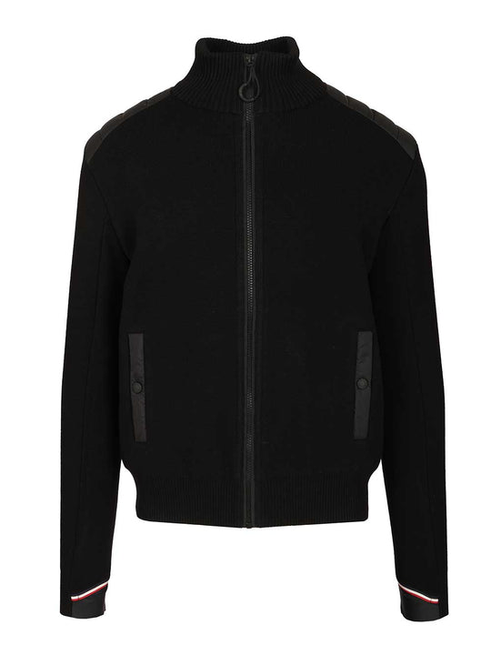 Padded Cardigan Knitwear Nero