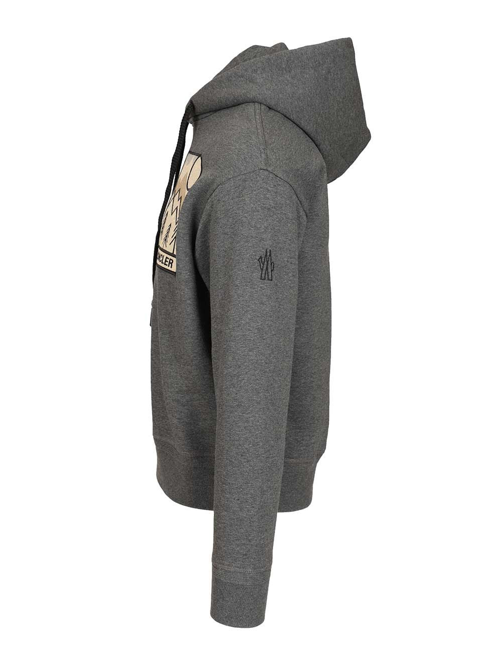 Moncler Grenoble Hoodie Sweatshirts - Grey | 629e16d9948f123971f7a74be1235aa66860a309