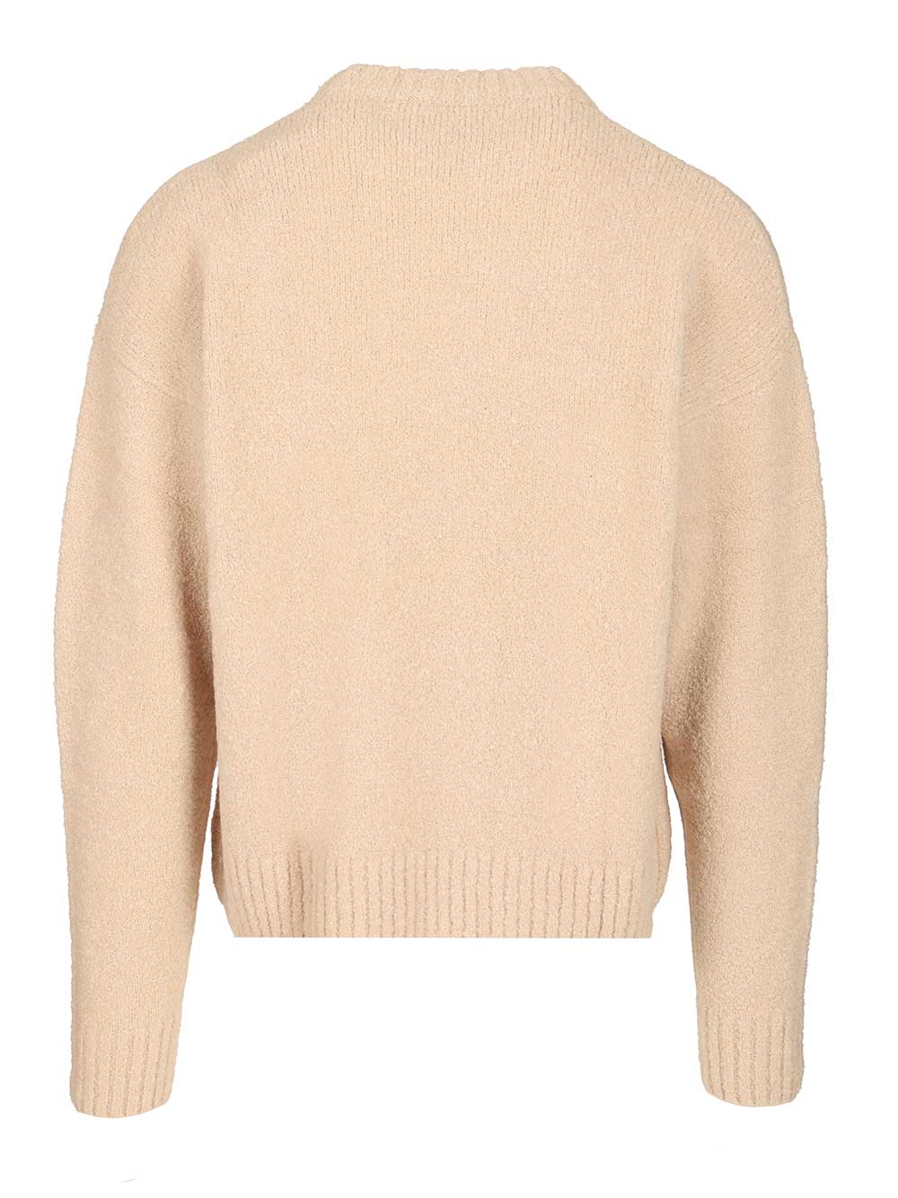 Amish Maglione In Misto Lana Bouclé Knitwear - Beige | c8309c3d1b841ce1ce4ef0e7a1096cf9692a2d1e