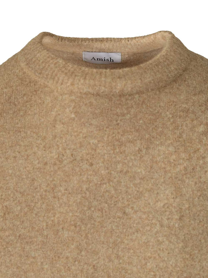 Amish Crew Neck Sweater Knitwear - Verde | 1cba25b555624dfc4aa5a72ddac06d9fe33526a1