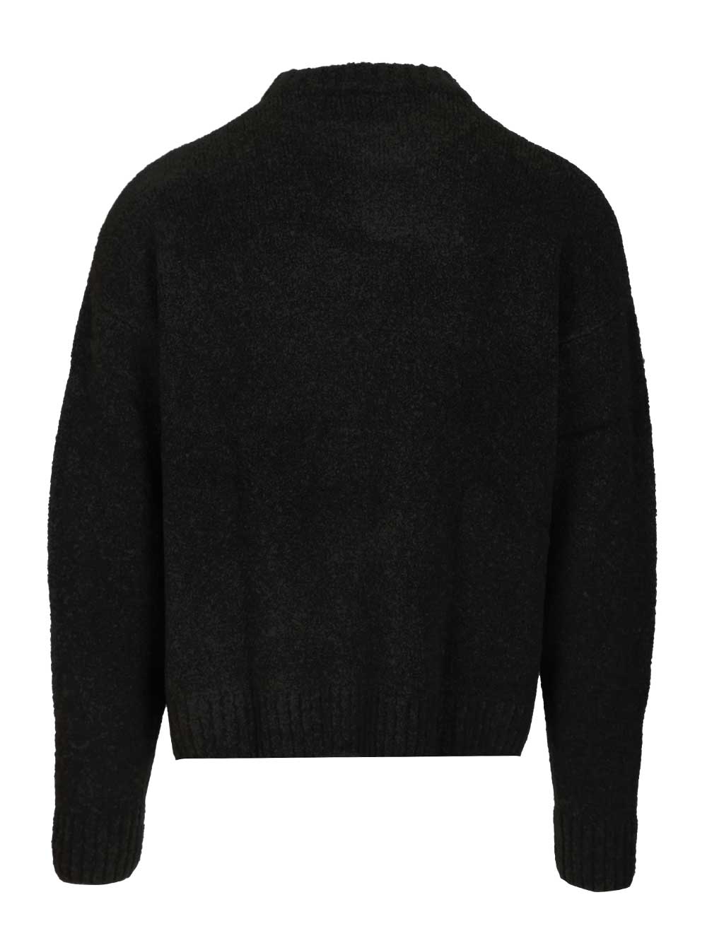 Amish Maglione In Misto Lana Bouclé Knitwear - Nero | 60f4b30dde02ede26558e1bd6a3d55db76ee36dc