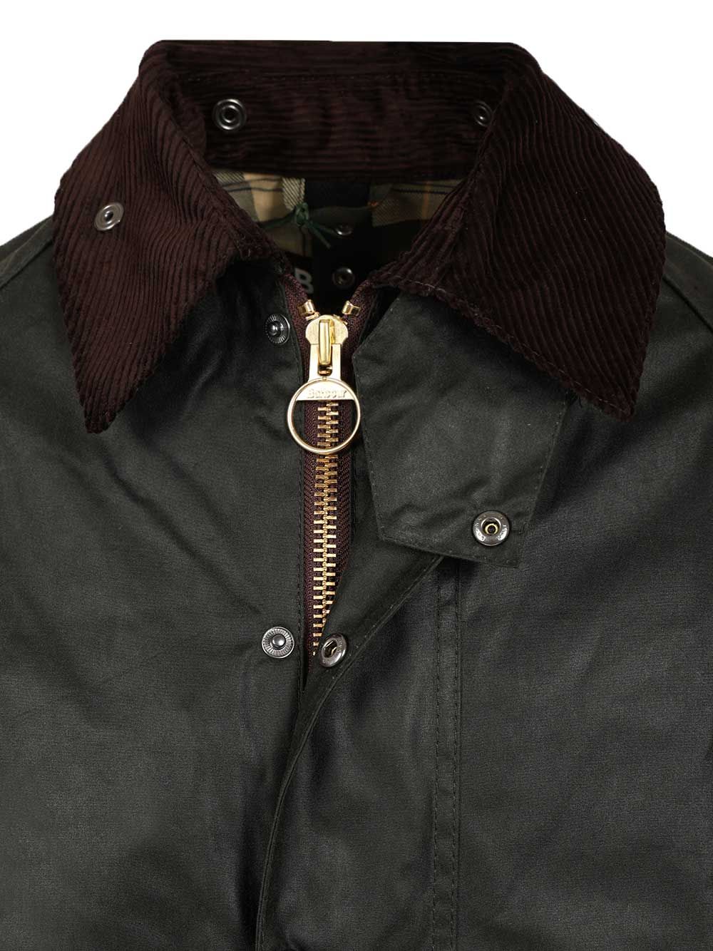 Barbour Beaufort® Waxed Jacket Giacche - Verde | 52e0d3f4acc0e7b387dea9212241b98ea805eadd