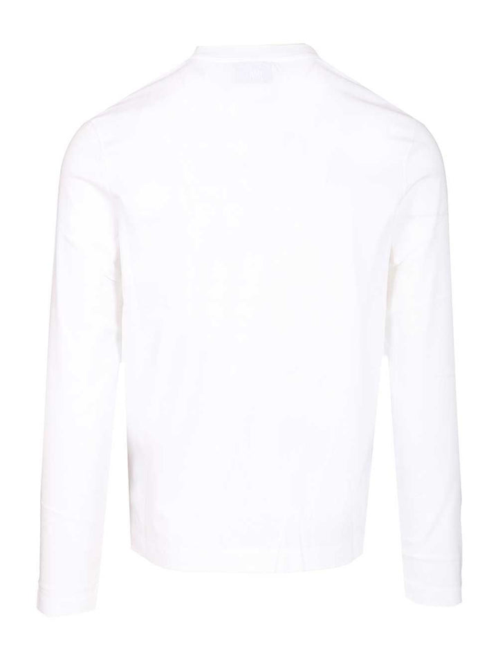 Ami Long-Sleeved T-Shirt - Bianco | f5a1669a2c72a653d53d551505e8659f0b059d70