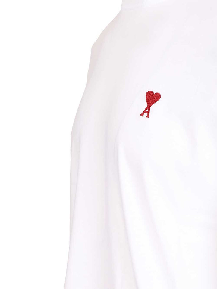 Ami Long-Sleeved T-Shirt - Bianco | 270942138bec5dd42fa24132bcbc9c0ff1b37d66