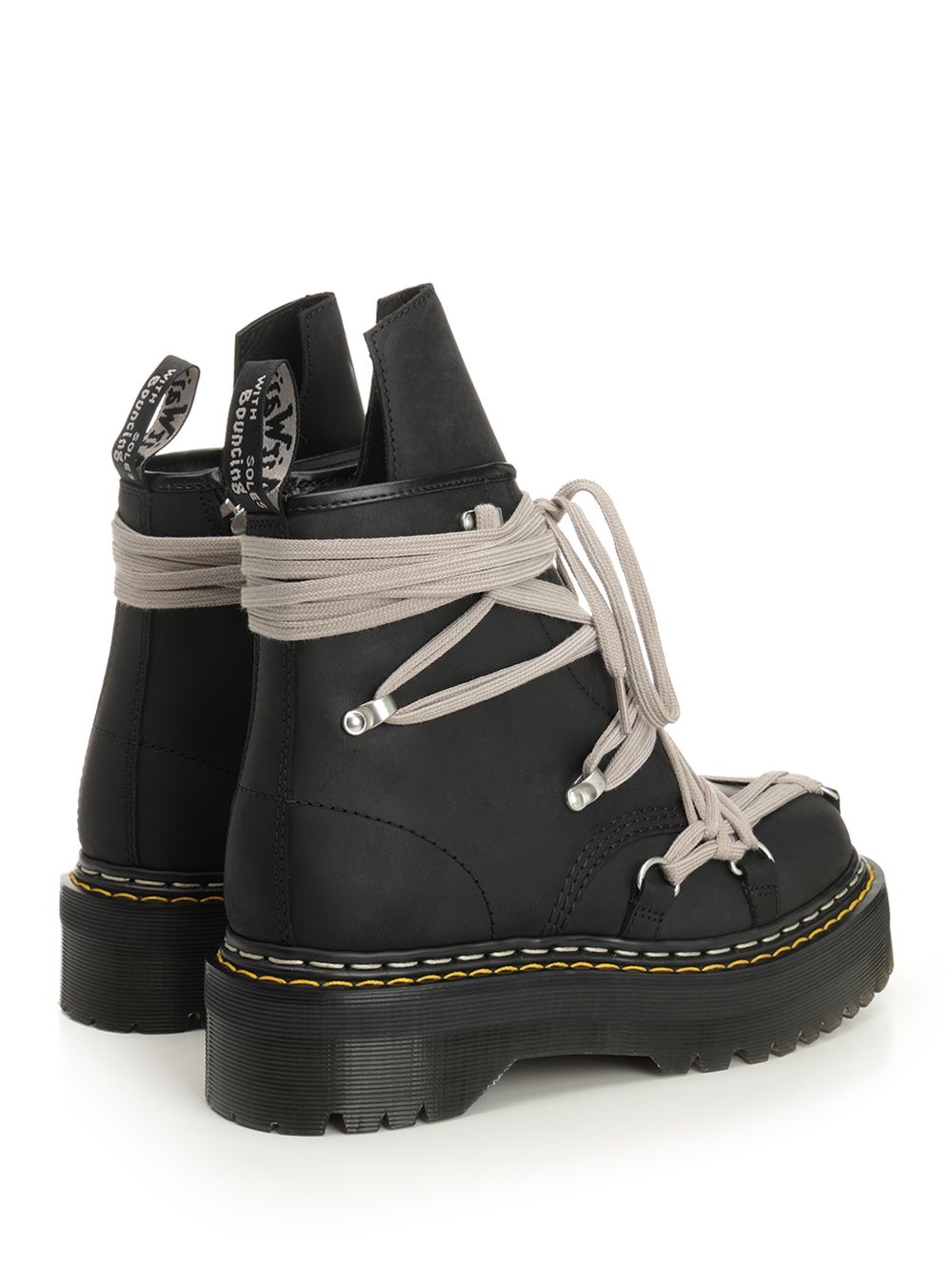 Dr. Martens X Rick Owens 1460 Megalace Boots - Nero | f41ee41e058fb78b2ca39106b0d29277aa328d2c