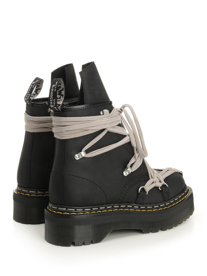 Dr. Martens X Rick Owens 1460 Megalace Boots - Nero | f41ee41e058fb78b2ca39106b0d29277aa328d2c