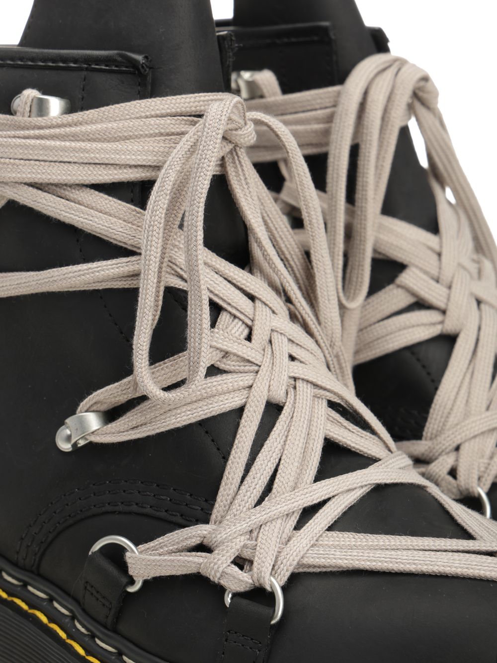 Dr. Martens X Rick Owens 1460 Megalace Boots - Nero | d643a562fe07e0fb611b7f528b602bd6a81c9bc0