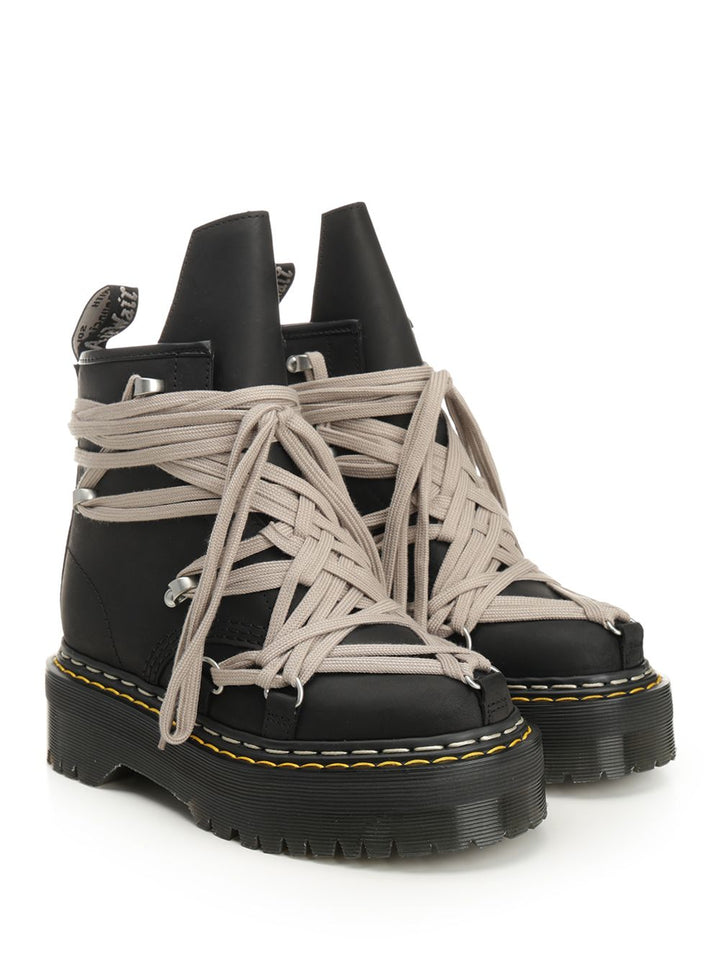 Dr. Martens X Rick Owens 1460 Megalace Boots - Nero | 176a2dad0efac6baeb4e2e010f5e8ddd0862483a