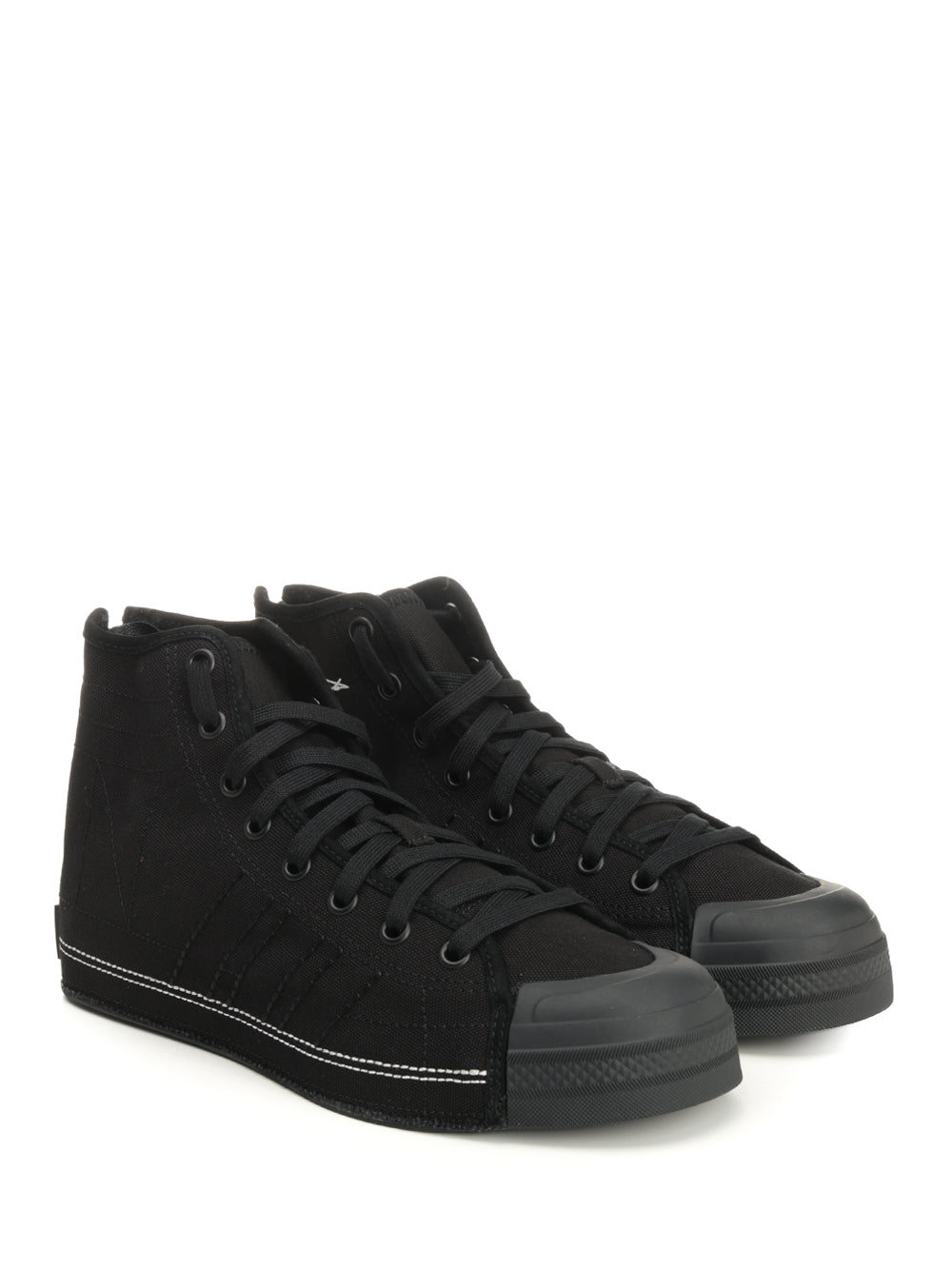 Adidas Y-3 Y-3-N Nizza Hi Sneakers - Nero | 49360b96b6a36b9f4df15ae968458f764c2f7219