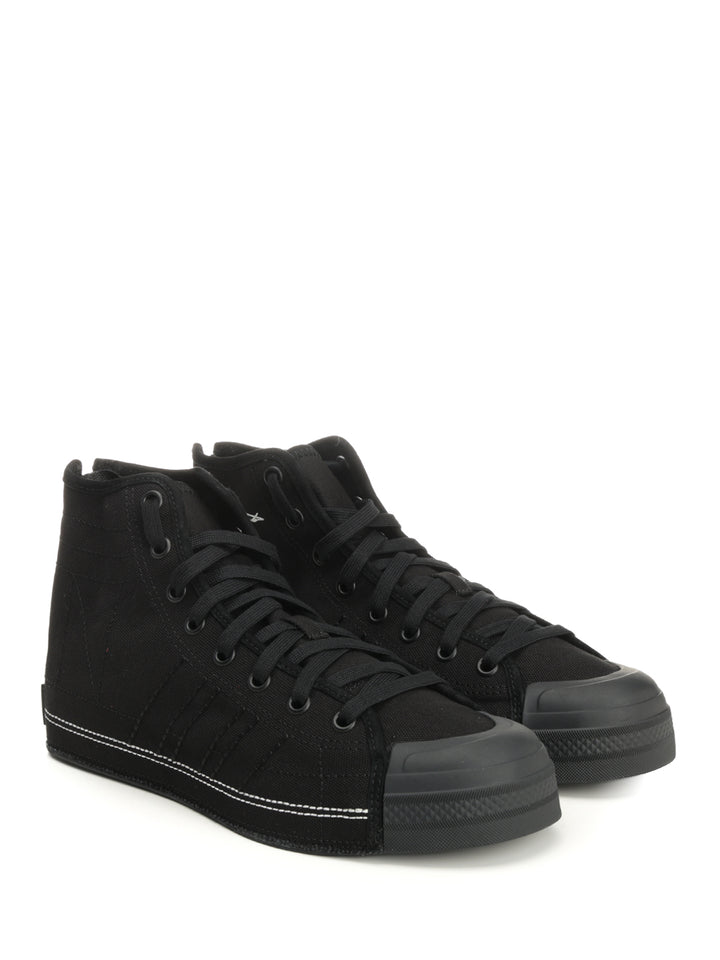 Adidas Y-3 Y-3-N Nizza Hi Sneakers - Nero | 49360b96b6a36b9f4df15ae968458f764c2f7219