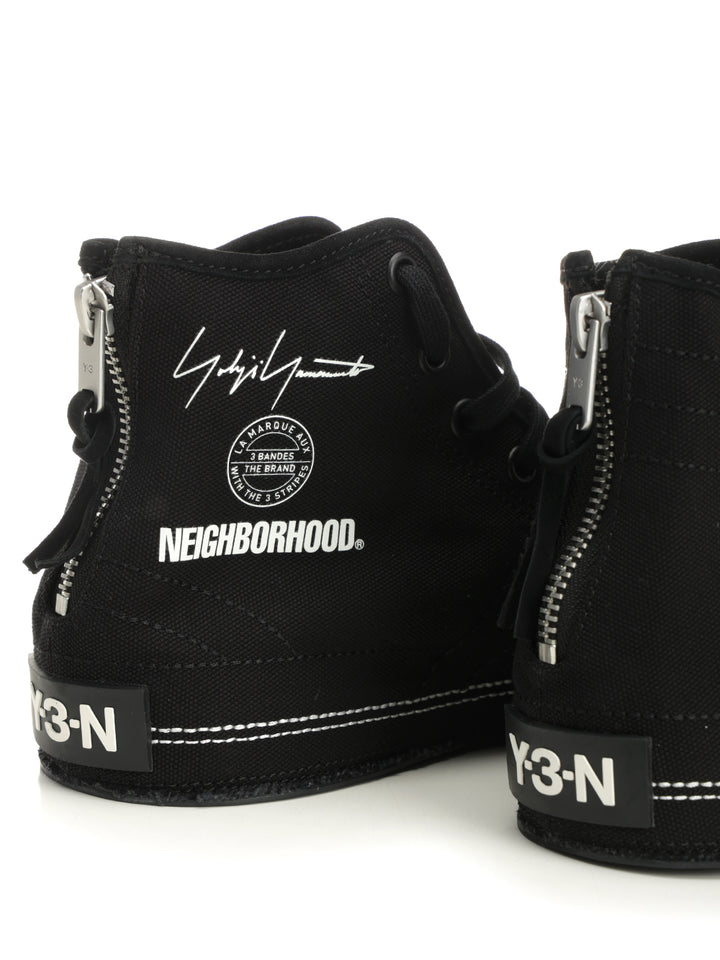 Adidas Y-3 Y-3-N Nizza Hi Sneakers - Nero | 61abef351bfcf9d604887e8c7fa37f3bb49814e0