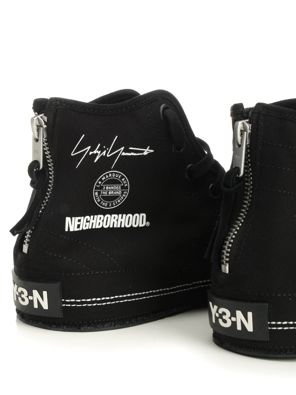 Adidas Y-3 Y-3-N Nizza Hi Sneakers - Nero | 61abef351bfcf9d604887e8c7fa37f3bb49814e0