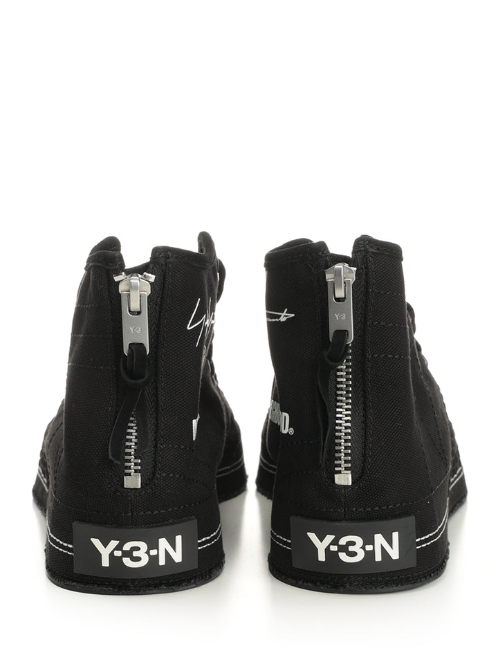 Adidas Y-3 Y-3-N Nizza Hi Sneakers - Nero | dde55b4a37a3e367ef3a42330221ec224a219e36
