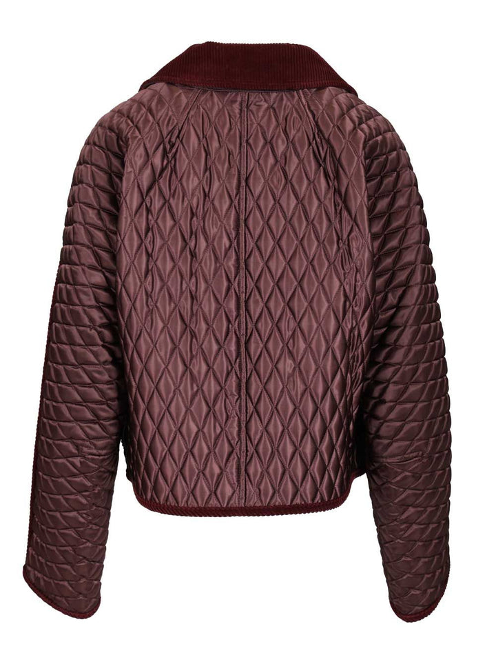 Burberry Floriston Giacche - Bordeaux | 7f1cf481803db0265d2c36c408744fa3a6afb265