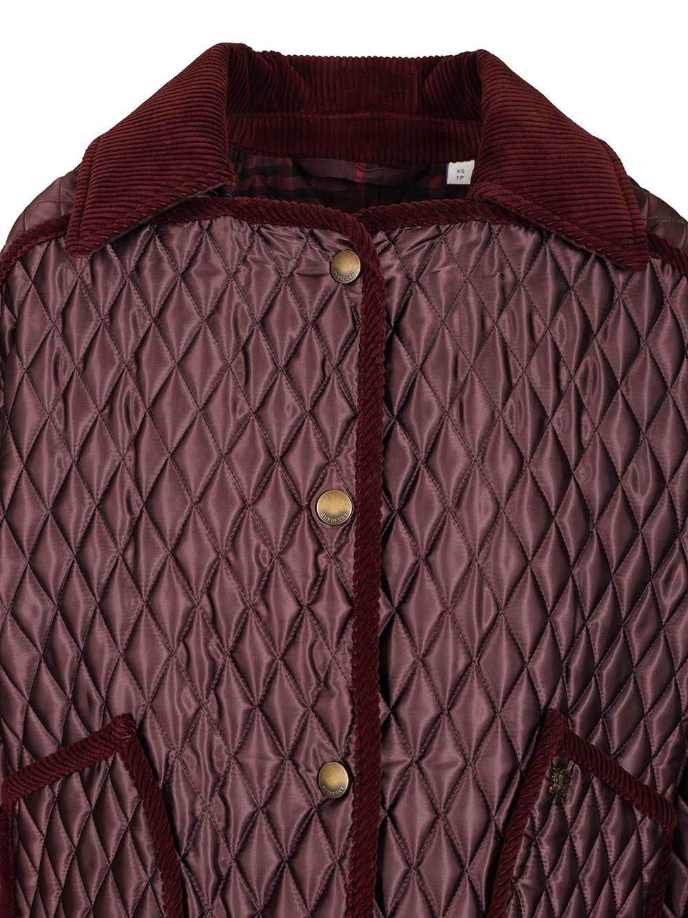 Burberry Floriston Giacche - Bordeaux | 363021528995ffd93386bdcfd80c3088f979dcff