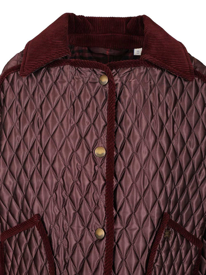 Burberry Floriston Giacche - Bordeaux | 363021528995ffd93386bdcfd80c3088f979dcff