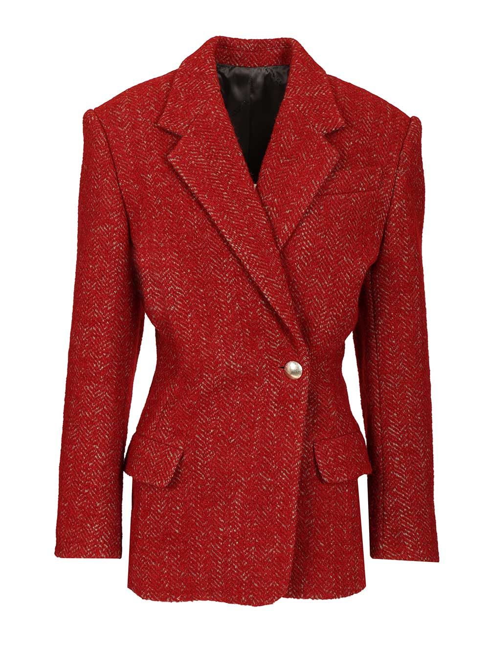 Isabel Marant Gallie Coats - Rosso | d5868f7936a8a2379050f56cfed3fd9ccd1f7dbc