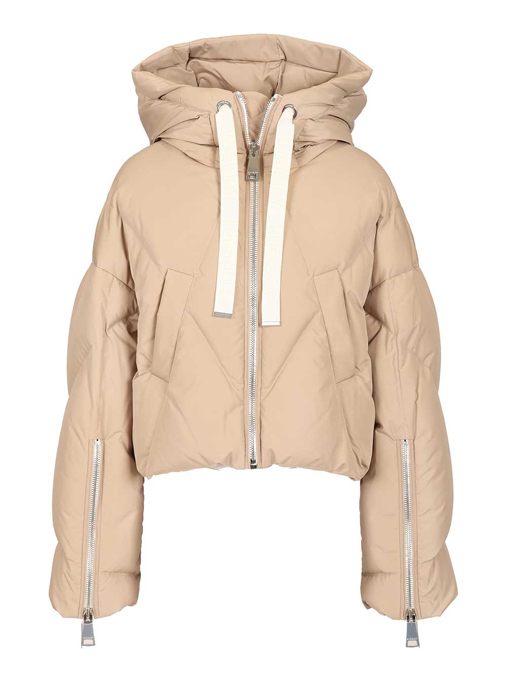 Khrisjoy Crop Iconic Milano Coats - Beige | 818a4d0069bd88de60c77e6700b4901e4de226ad