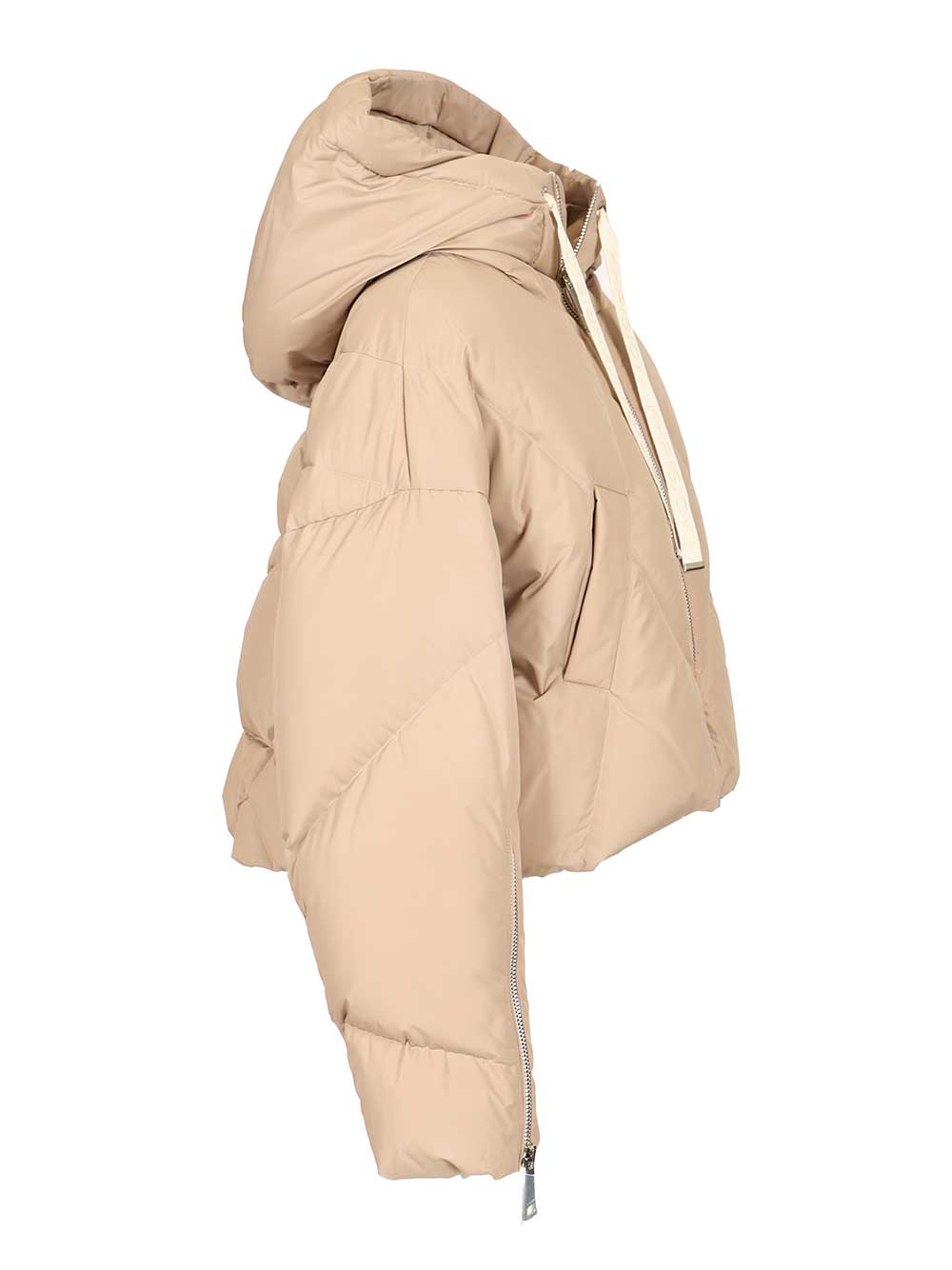 Khrisjoy Crop Iconic Milano Coats - Beige | 5c0ee1825a6683e66bd0b821368f6e56b4ba0807