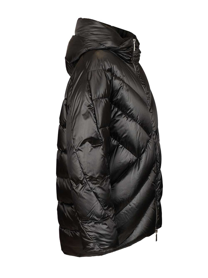 Moorer Wanita Coats - Nero | 26ba2e034c810c8d558a346bc78b39590a843a10