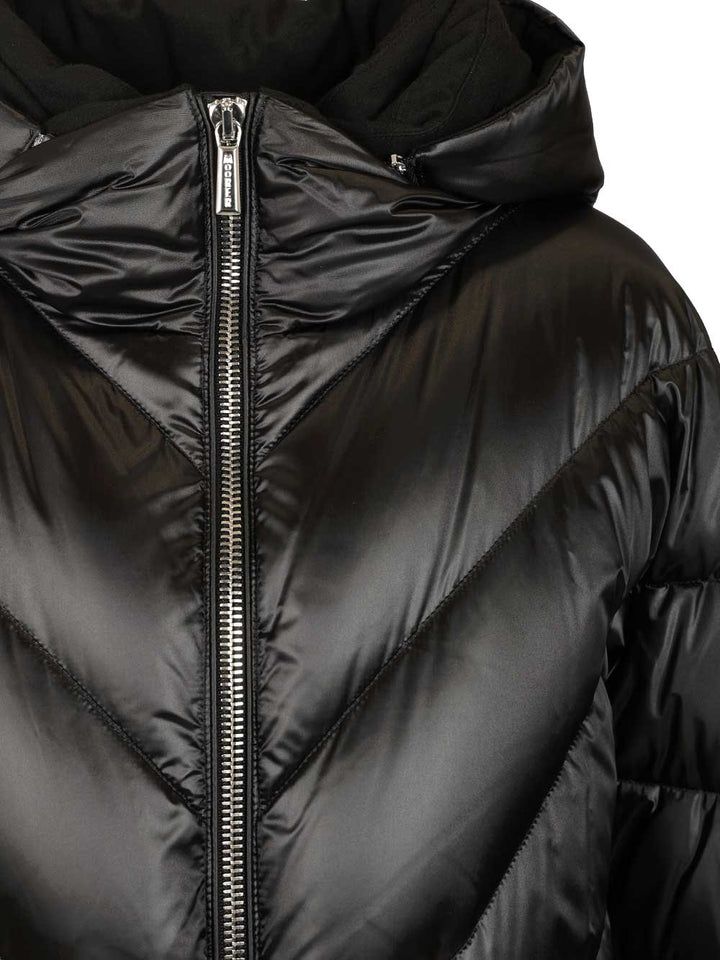 Moorer Wanita Coats - Nero | 65674a12a42b8101110041d264e37f2c6fa7d6e2