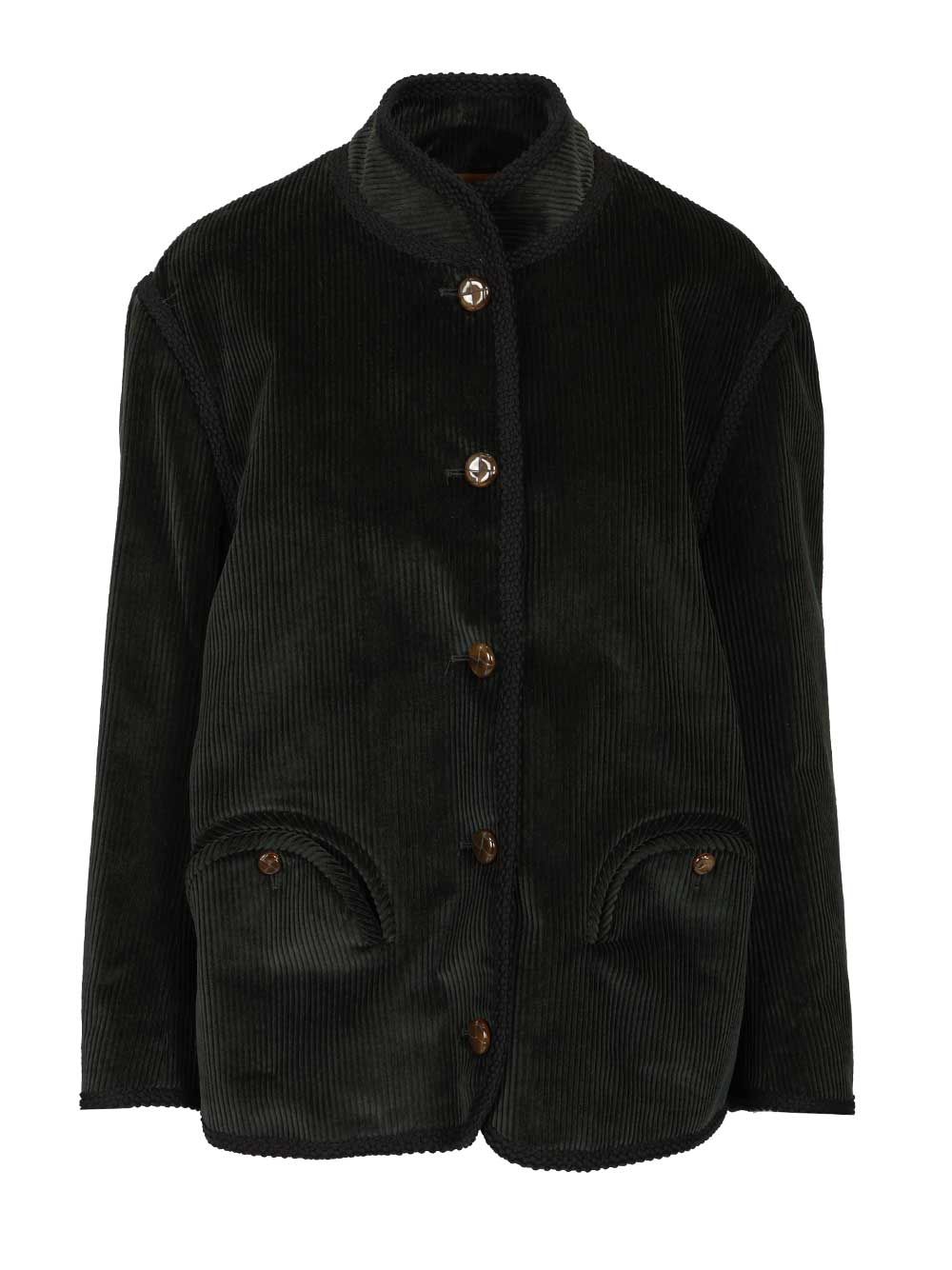 Blazé Milano Curly Giacche - Verde | 7451e722aaa2cfde252a5ce45dae777f24c07242