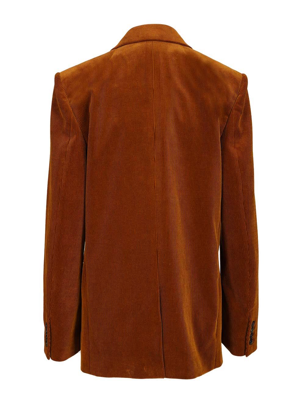 Saint Laurent Corduroy Jacket Giacche - Marrone | a5b281dd4c37068076fc60514ec9b423c3779978