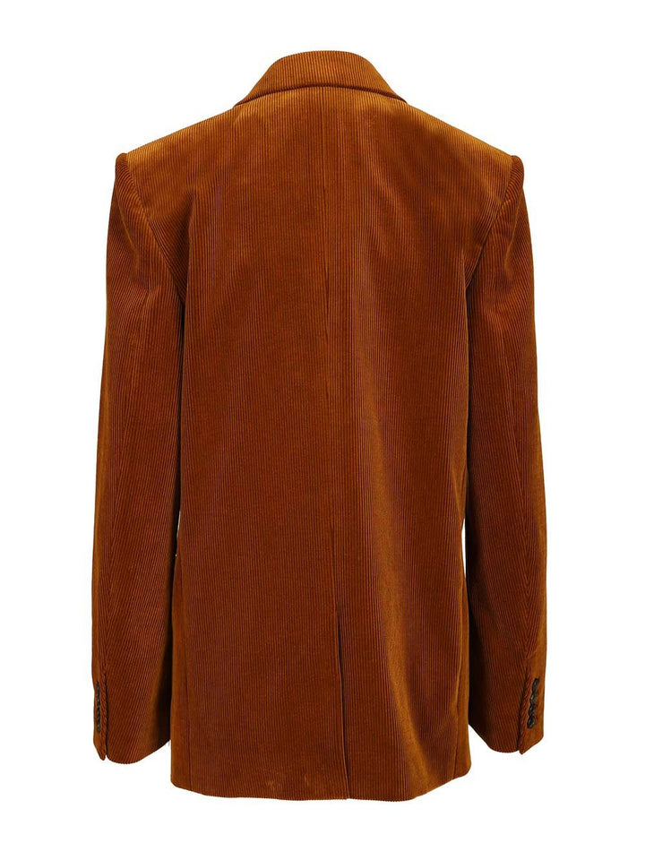 Saint Laurent Corduroy Jacket Giacche - Marrone | a5b281dd4c37068076fc60514ec9b423c3779978