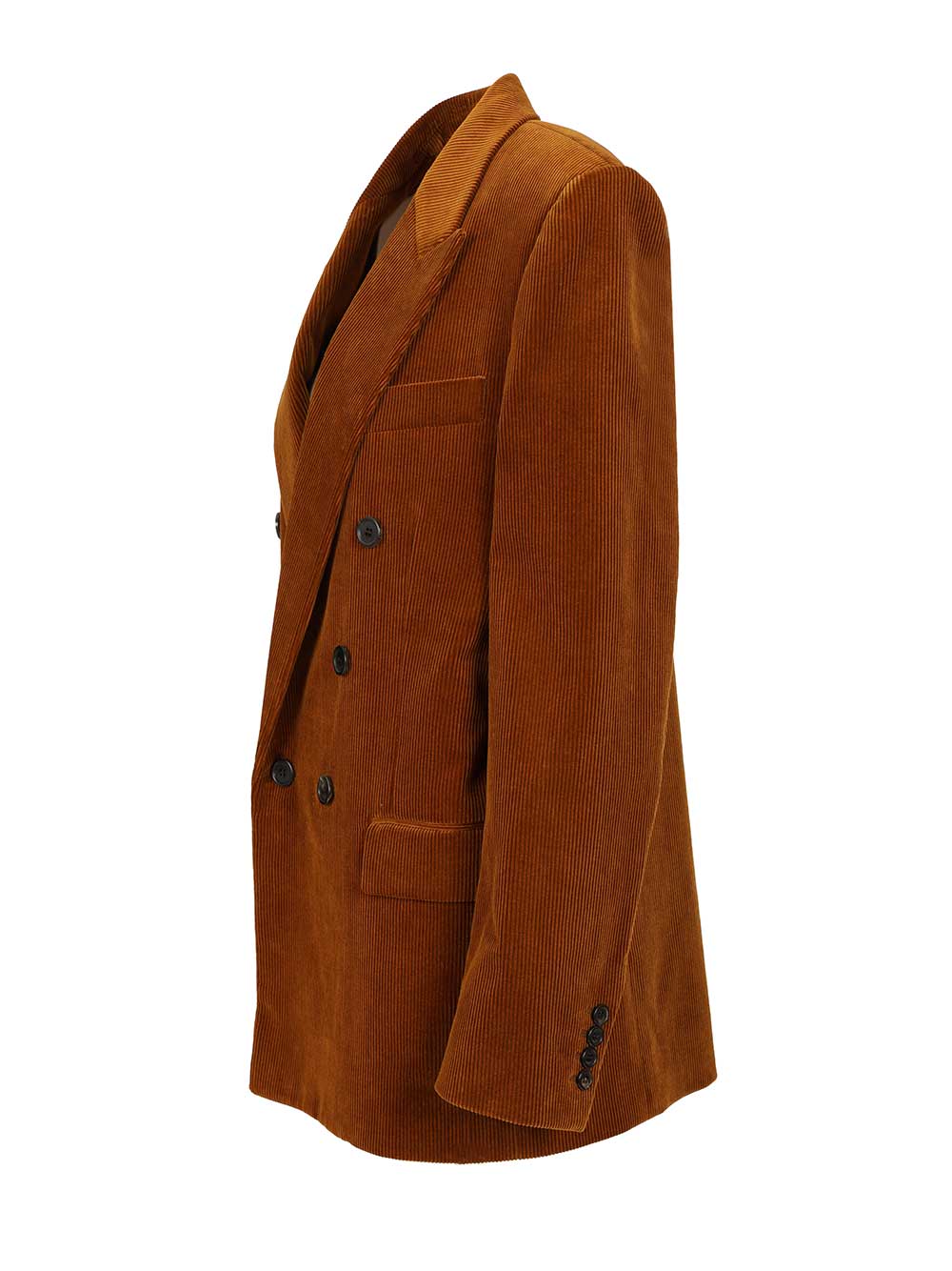 Saint Laurent Corduroy Jacket Giacche - Marrone | d4728a45af4257467fccc203cb414f654a96e31e