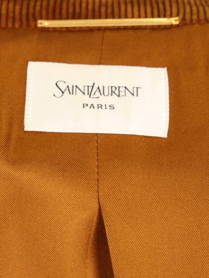 Saint Laurent Corduroy Jacket Giacche - Marrone | ed7835fd75a7c2617f61389204b8e0f385c73bba