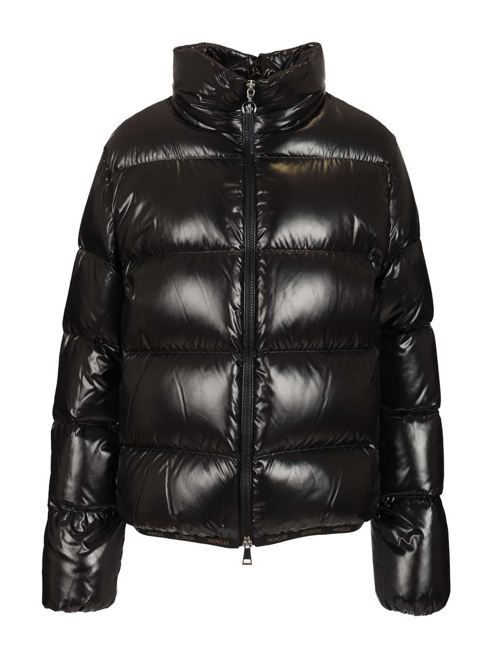 Moncler Abbadia Short Down Jacket Giacche - Nero | 9a3239acacd01498ed340e65d972471f09452193
