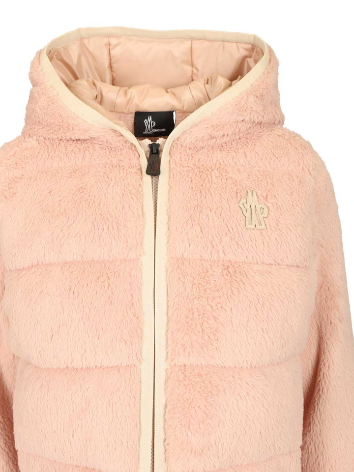 Moncler Grenoble Polartec® Padded Hoodie Giacche - Rose | 78e5840e6492167d6dad3c1d66ef85bf95dd9572